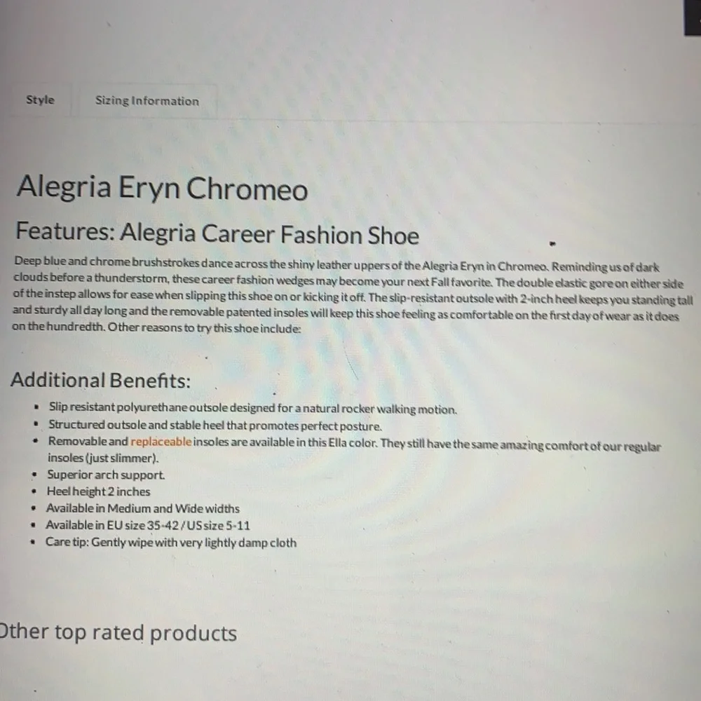 Alegria Eryn Chromeo wedges 6
